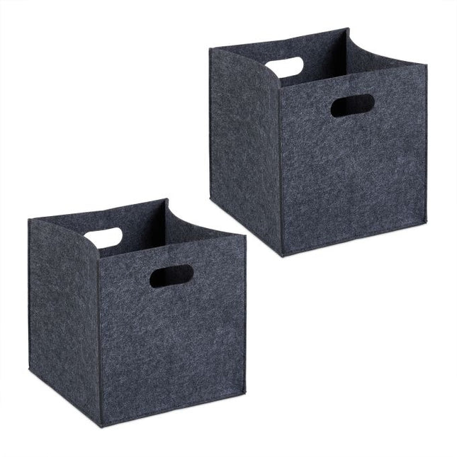 Plstěný úložný box - 2 ks