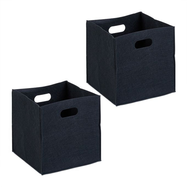 Plstěný úložný box - 2 ks