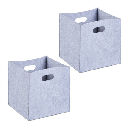 Plstěný úložný box - 2 ks