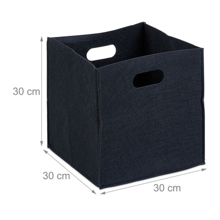 Felt storage box - 2 pcs