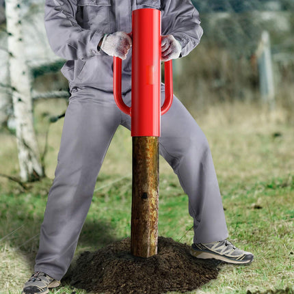 Fence Post Driver, 2.7 In ID, Carbon Steel, 14 lb