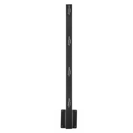 Fence Post Extenders, 8-Pack 23.8-In Steel Barbed Arms