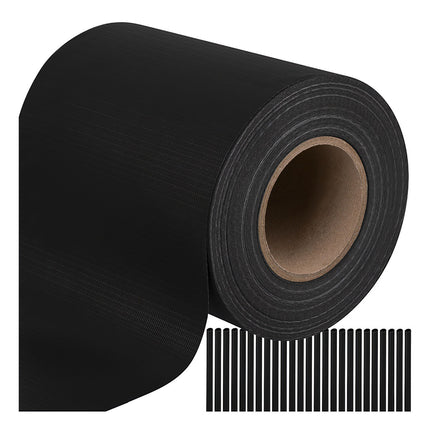 Plotová páska 19cmx35m 450g/m2 černá 23698