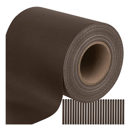 Plotová páska 19cmx35m 450g/m2 hnědá 23702
