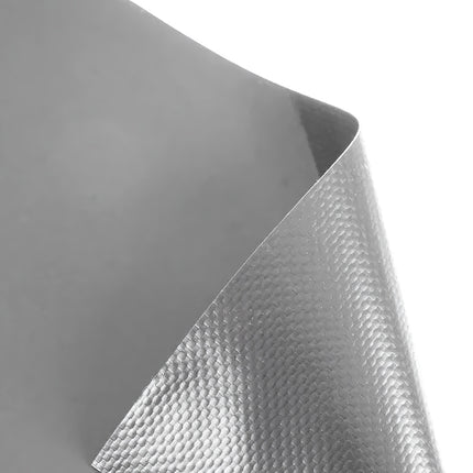 Fencing tape 19cmx35m 630g/m2 gray 23704