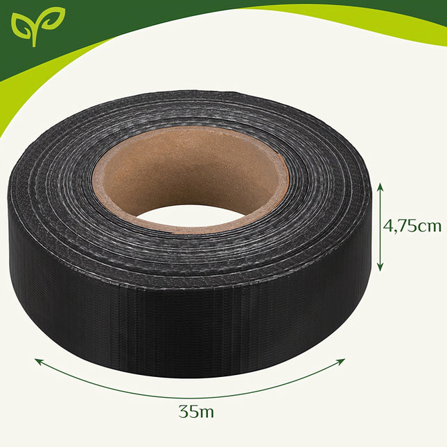Plotová páska 4.75cmx35m 450g antracitová 23910