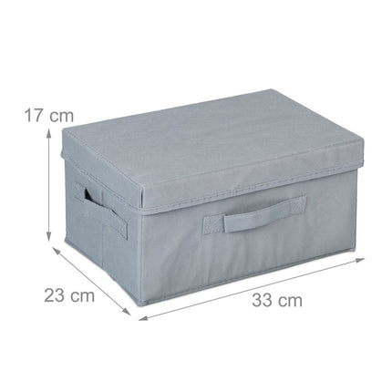 Úložný box z textilie sada 2 ks