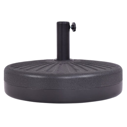 Plnitelný kulatý stojan na slunečník, 23L, HDPE a ocel