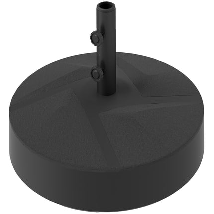 Plnitelný stojan na slunečník, 30kg, černá, HDPE, 36/38/48mm