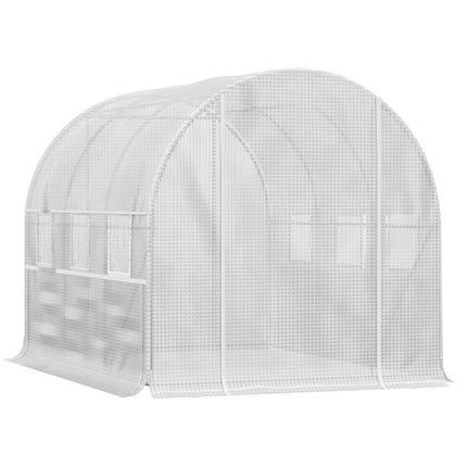 Tunelový skleník 2.95x2x2M, rolovací okna, UV ochrana