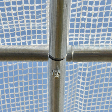 Tunelový skleník 2.95x2x2M, rolovací okna, UV ochrana