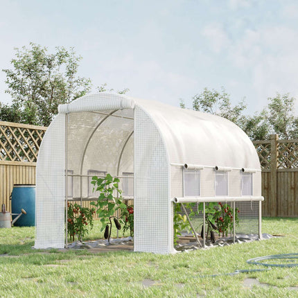 Tunelový skleník 2.95x2x2M, rolovací okna, UV ochrana
