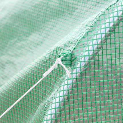 Průchozí fóliový skleník - UV ochrana, 6 oken, 2.95x2x2M