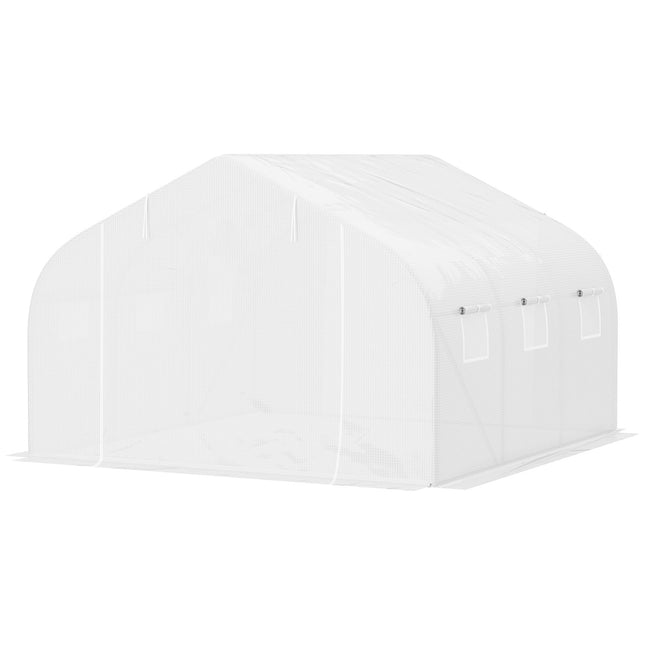 Fólie na skleník 4.45x2.99x2.05M, UV ochrana, odolná proti větru