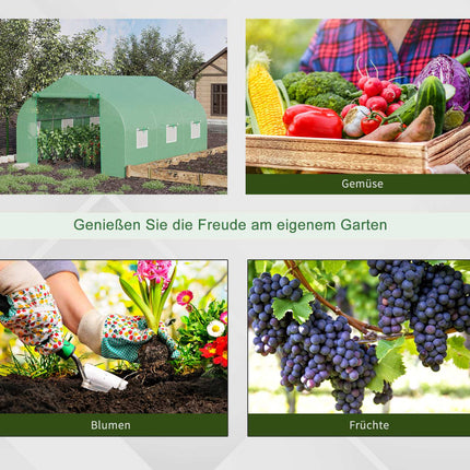 Greenhouse film, Cold frame, 350x300x200 cm Gable roof