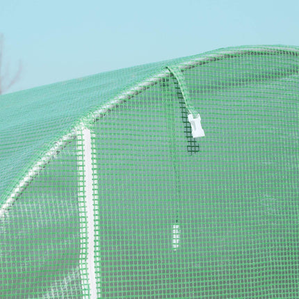 Tunelový fóliovník s oknem, 5x2x2.1m, zelený