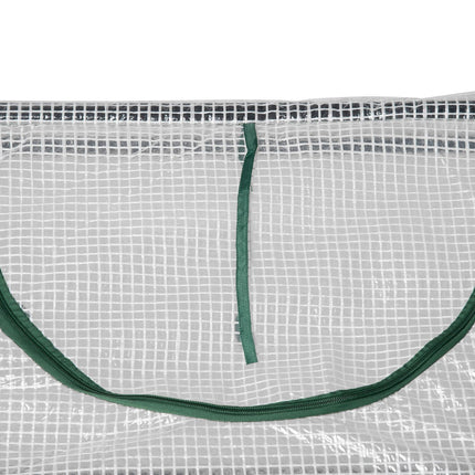 Skleník s oknem – 120x60x60 cm, bílé PE pařeniště