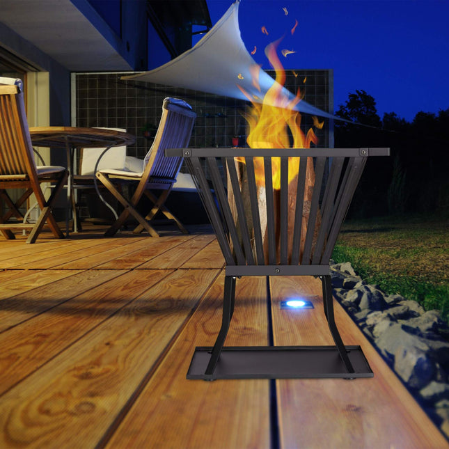 Fire basket XL with fire fork