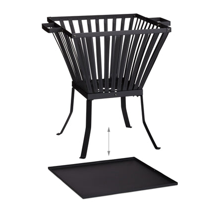 Fire basket XL with fire fork