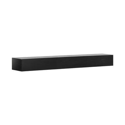 Fireplace Mantel Shelf, 48 In Pine Wood, Espresso
