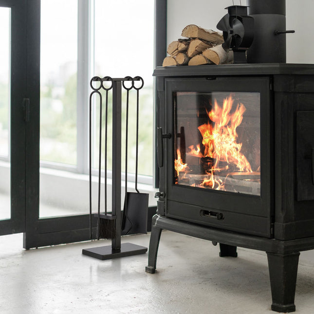 Krbová souprava, černý kov – moderní design