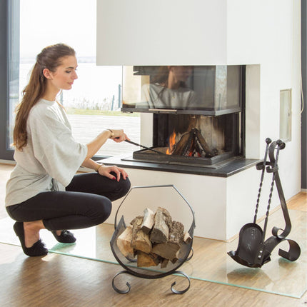 Fireplace in 4 parts