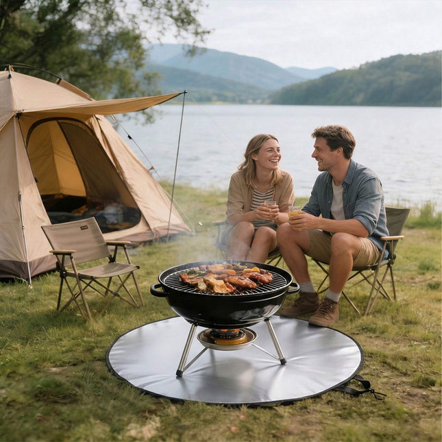 Fireproof BBQ & Fire Pit Mat, 5-Layer, Heat Resistant
