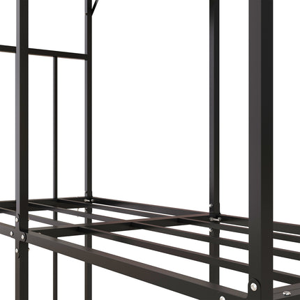 Dřevěný úložný box s víkem venkovní - 1.17 m³, nosnost 100 kg