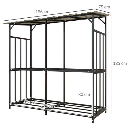 Dřevěný úložný box s víkem venkovní - 1.17 m³, nosnost 100 kg