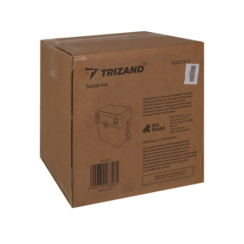 Rybářský sedací box s organizérem a popruhem, 38×34×21 cm
