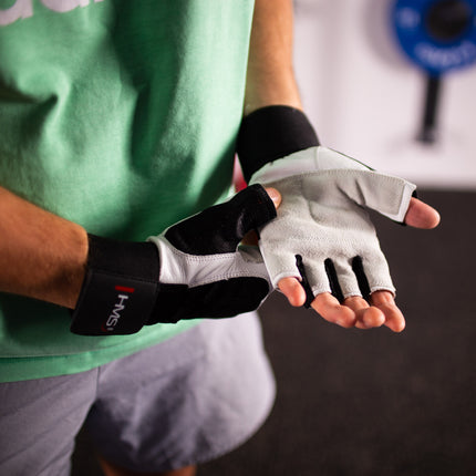 Fitness Gloves, White-Black, L Size
