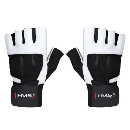 Fitness Gloves, White-Black, Size S