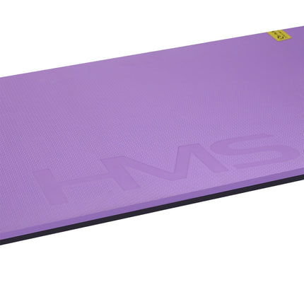 Fitness podložka, fialovo-černá, protiskluzová, tloušťka 6mm