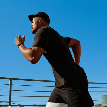 Fitness náramek, obsidiánový, měření tepu a spánku