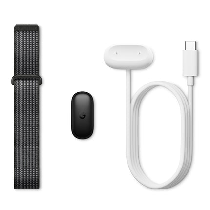 Fitness náramek, obsidiánový, měření tepu a spánku