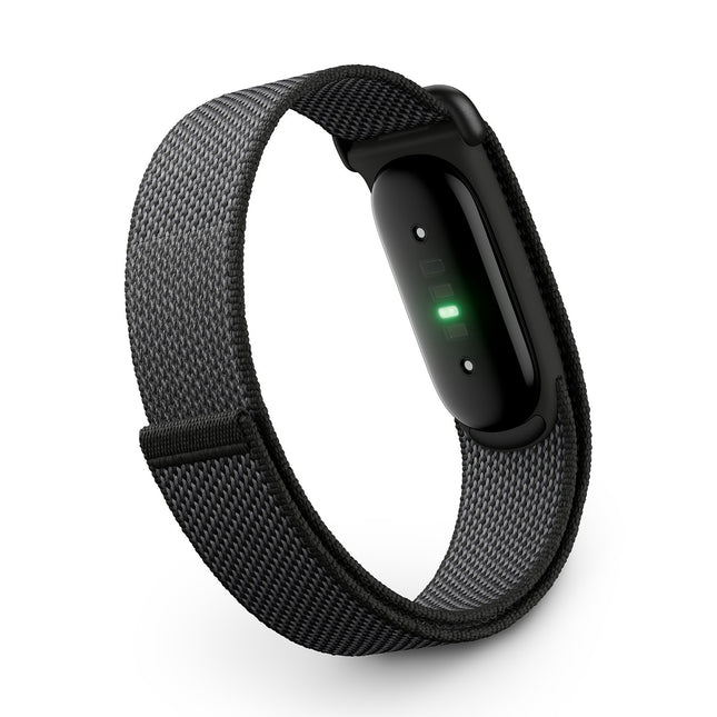 Fitness náramek, obsidiánový, měření tepu a spánku