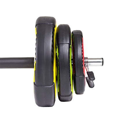 Činková sada body pump, 20 kg, nastavitelná závaží