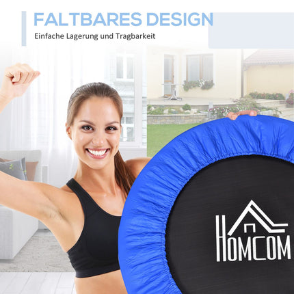 Fitness trampolína, Ø91 cm, nosnost 100 kg, protiskluzové nohy