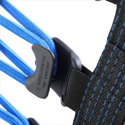 Fitness trampolína na jógu, Ø105x26 cm, modrá ocel