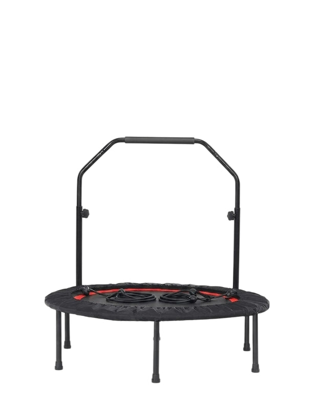 Fitness Trampoline with Adjustable Handle & Resistance Bands