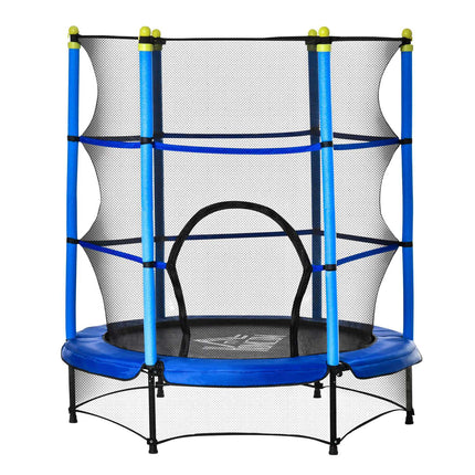 Dětská fitness trampolína s ochrannou sítí, Ø140 cm, nosnost 45 kg