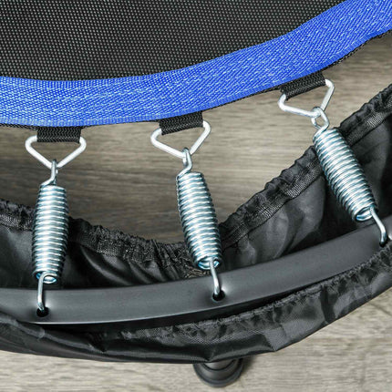 Skládací fitness trampolína, 100 kg, nastavitelné madlo, LCD