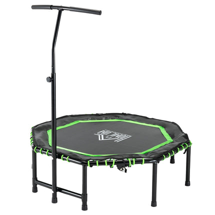 Fitness trampolína s nastavitelným madlem do interiéru i exteriéru