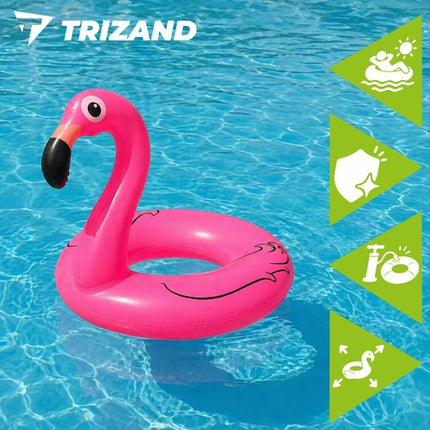 Flamingo Inflatable Ring 102cm – Durable PVC Pool Float