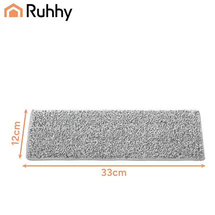 Návleky na plochý mop 33x12cm, 5 ks, suchý zip, savé