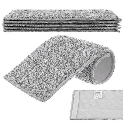 Návleky na plochý mop 33x12cm, 5 ks, suchý zip, savé