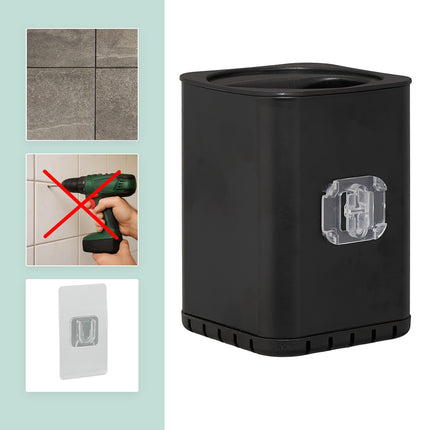 Plochý WC kartáč s nástěnným držákem