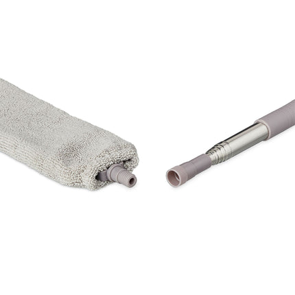Flachfederstaubsauger mit Teleskopstiel