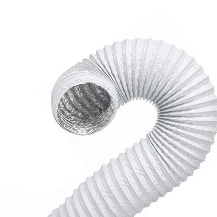 Flexibler weißer Lüftungsschlauch, 5m - 75mm Durchmesser