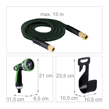 Flexibilní zahradní hadice s ruční sprchou